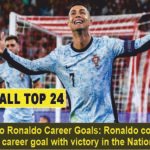 Cristiano Ronaldo Career Goals Ronaldo completed his 900th career goal with victory in the Nations League