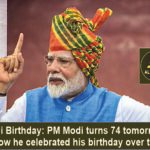 Modi Birthday PM Modi turns 74 tomorrow Here's how he celebrated his birthday over the years