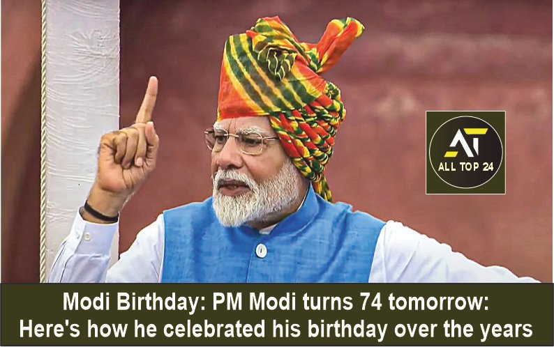 Modi Birthday PM Modi turns 74 tomorrow Here's how he celebrated his birthday over the years