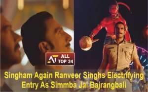 Singham Again Ranveer Singhs Electrifying Entry As Simmba Jai Bajrangbali