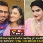 Dhanashree Verma and Honey Rose Yuzvendra Chahal spotted with a mystery girl amid Dhanashree Verma divorce rumours Honey Rose accuses a man of stalking