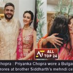 Priyanka Chopra Priyanka Chopra wore a Bulgari necklace worth crores at brother Siddharth's mehndi ceremony