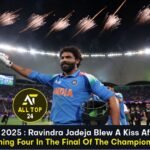 IND vs NZ 2025 Ravindra Jadeja Blew A Kiss After Hitting The Winning Four In The Final Of The Champions Trophy