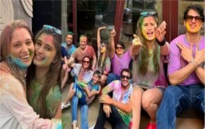 Tamannaah Bhatia and Vijay were Spotted Together at a Holi Party but they did not Pose Together.