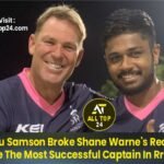 Sanju Samson : Broke Shane Warne's Record, Became The Most Successful Captain In Rr History
