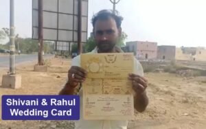 Shivani & Rahul Wedding Card