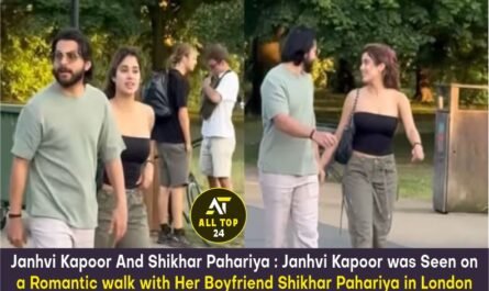 Janhvi Kapoor And Shikhar Pahariya : Janhvi Kapoor was Seen on a Romantic walk with Her Boyfriend Shikhar Pahariya in London