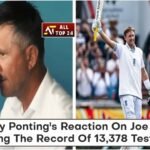 Joe Root Breaks Record : Ricky Ponting's Reaction On Joe Root Breaking The Record Of 13,378 Test Runs