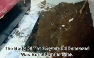 The Body Of The 34-year-old Deceased Was Buried Under Tiles.