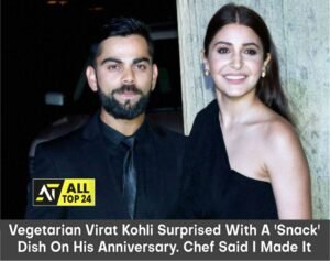 Virat Kohli : Vegetarian Virat Kohli Surprised With A 'Snack' Dish On His Anniversary. Chef Said I Made It