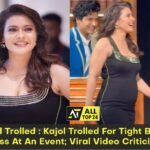 Kajol Trolled : Kajol Trolled For Tight Black Dress At An Event; Viral Video Criticized
