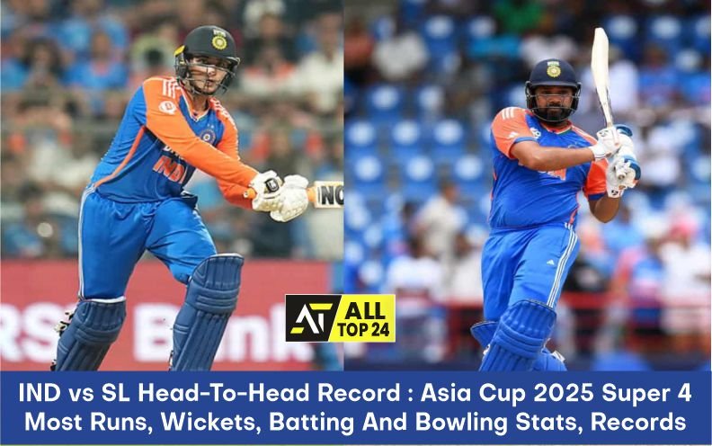 IND vs SL Head-To-Head Record : Asia Cup 2025 Super 4 Most Runs, Wickets, Batting And Bowling Stats, Records