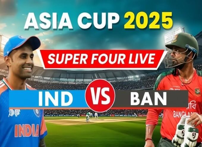 India vs Bangladesh Live Cricket Score, Asia Cup 2025
