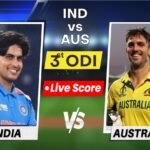 IND vs AUS LIVE Score 3rd ODI