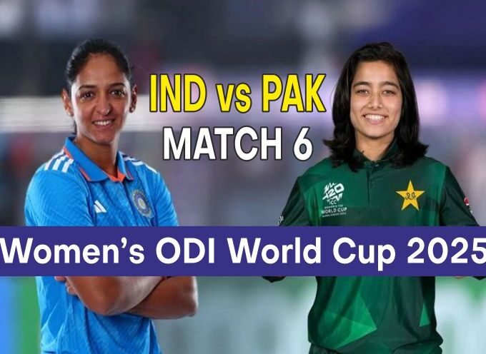 India vs Pakistan Women’s ODI World Cup 2025 : Live Score