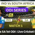 IND vs SA 1st ODI : Live Cricket Score