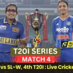 IND-W vs SL-W 4th T20I : Live Cricket Score