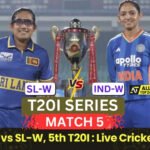 IND-W vs SL-W 5th T20I : Live Cricket Score