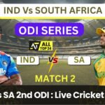 IND vs SA 2nd ODI : Live Cricket Score