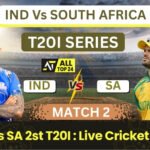 IND vs SA 2st T20I : Live Cricket Score