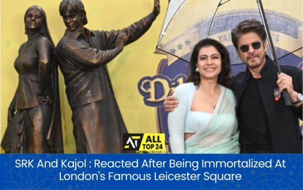 SRK And Kajol : Reacted After Being Immortalized At London's Famous Leicester Square