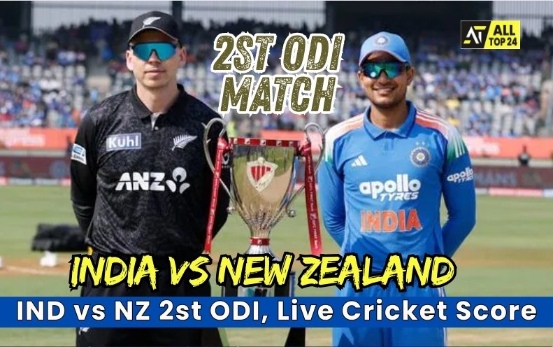 IND vs NZ 2st ODI, Live Cricket Score