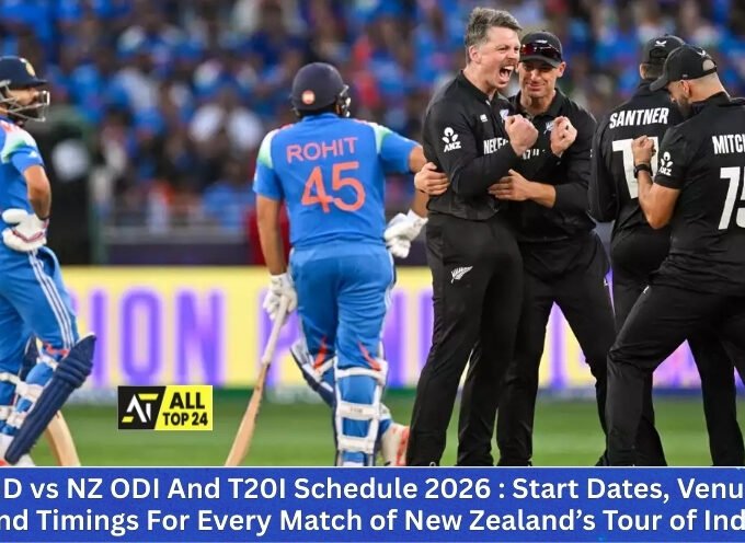 IND vs NZ ODI And T20I Schedule 2026 : Start Dates, Venues And Timings For Every Match of New Zealand’s Tour of India