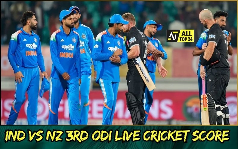 IND vs NZ 3rd ODI Live Cricket Score