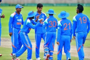 India U19 win by 233 runs!