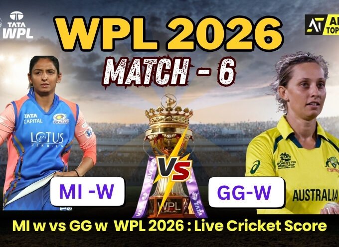 MI w vs GG w : WPL 2026, Live Cricket Score