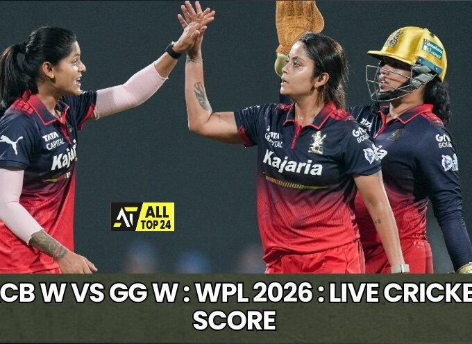 RCB W vs GG W : WPL 2026 : Live Cricket Score