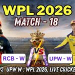 RCB w vs UPW w : WPL 2026, Live Cricket Score