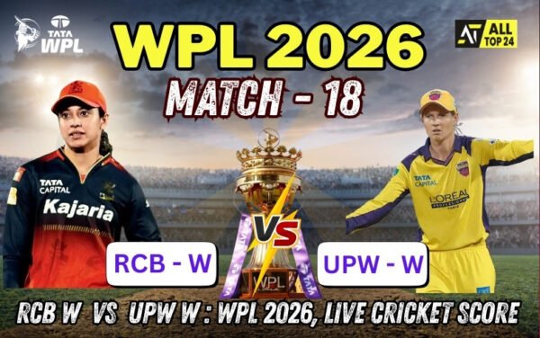 RCB w vs UPW w : WPL 2026, Live Cricket Score