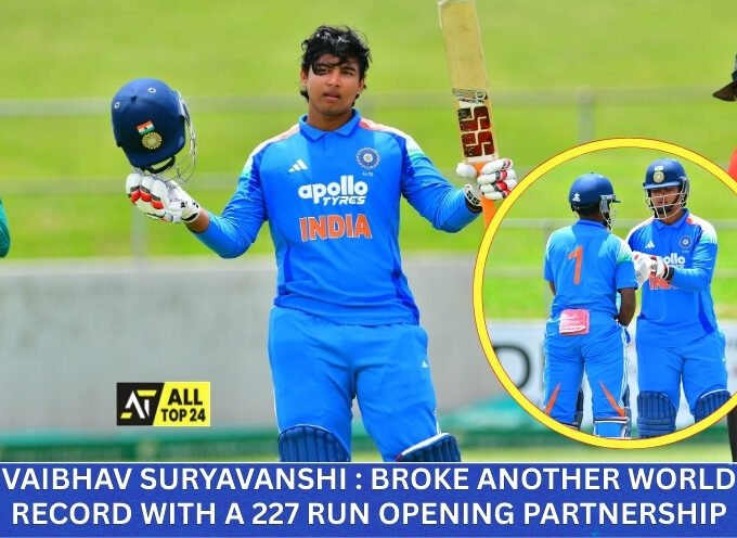 Vaibhav Suryavanshi : Broke Another World Record With A 227 Run Opening Partnership