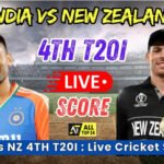 Ind vs NZ 4th T20I : Live Cricket Score