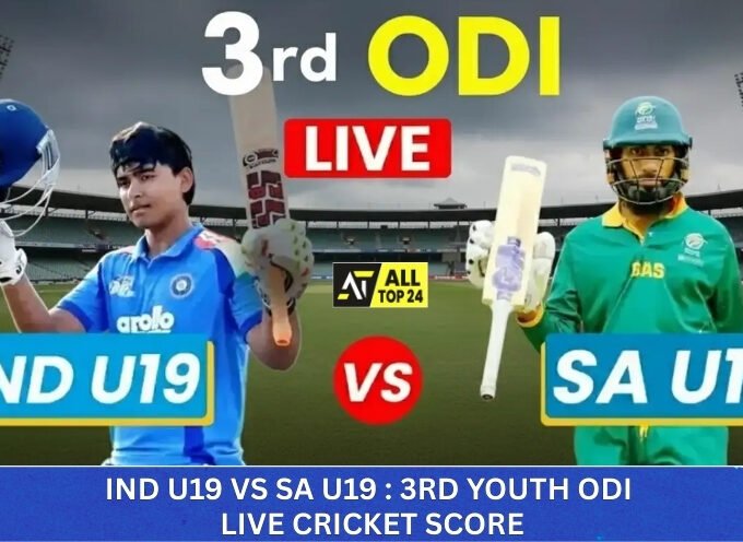 Ind U19 vs SA U19 : 3rd Youth ODI