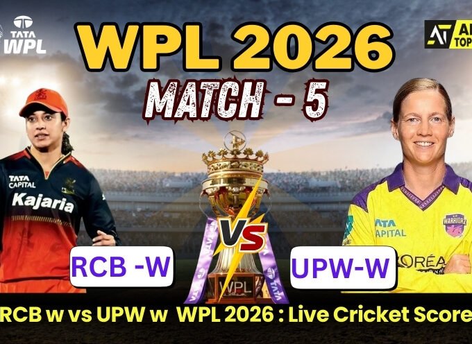 RCB W vs UPW W : WPL 2026, Live Cricket Score