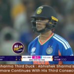 Abhishek Sharma Third Duck : Abhishek Sharma's T20 World Cup Nightmare Continues With His Third Consecutive Duck