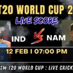 IND vs NSM T20 World Cup : Live Cricket Score