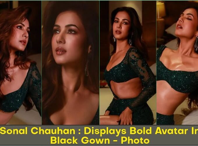 Sonal Chauhan : Displays Bold Avatar In Black Gown - Photo