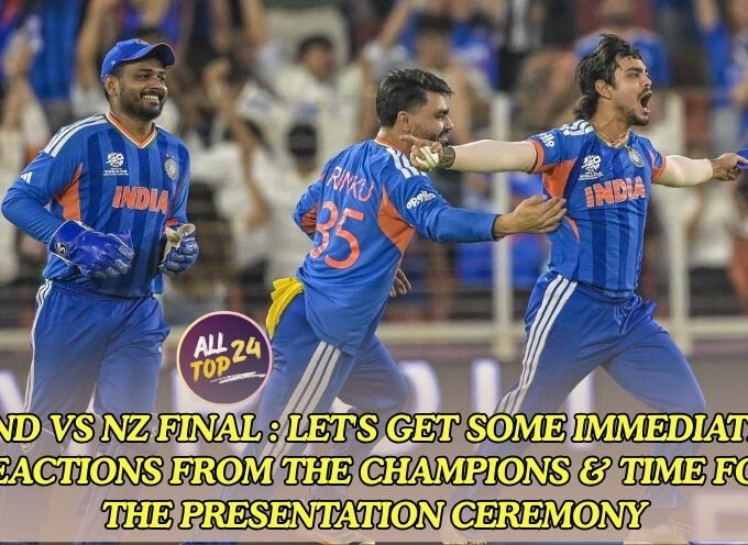 IND VS NZ Final : Let's Get Some Immediate Reactions From The Champions