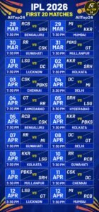 IPl Schedual