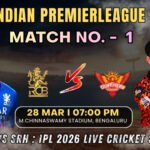 RCB vs SRH : IPL 2026 Live Cricket Score