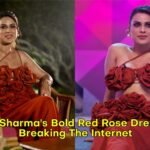 Nia Sharma : Bold Red Rose Dress Is Breaking The Internet